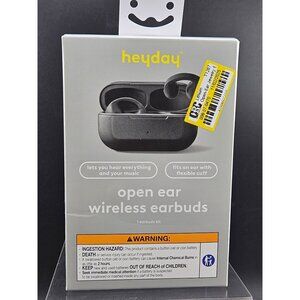 Heyday Open Ear Wireless Earbuds Bluetooth 5.4 Sweat Resistant Flexible